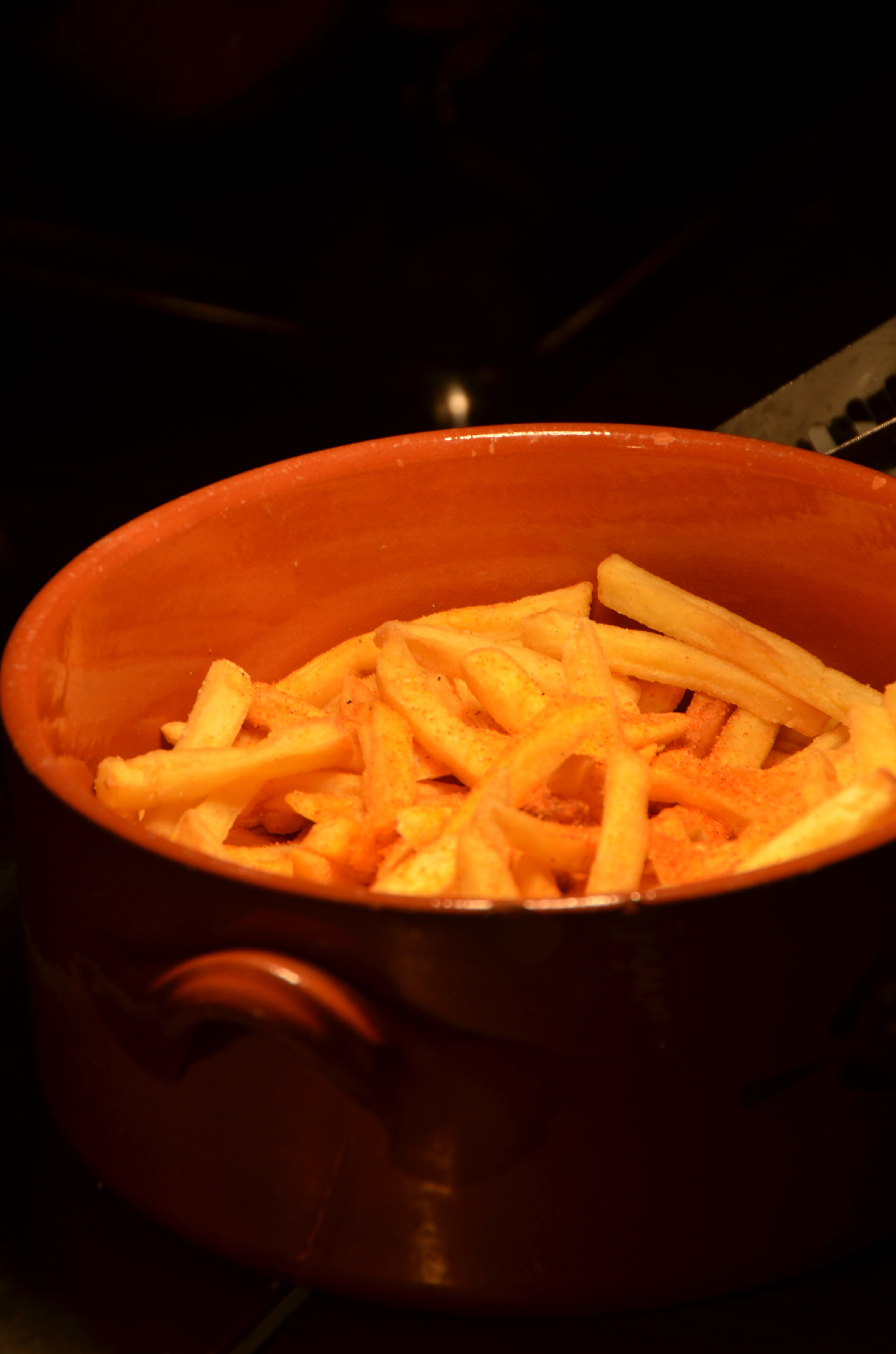 Acompanhamentos variados no buffet