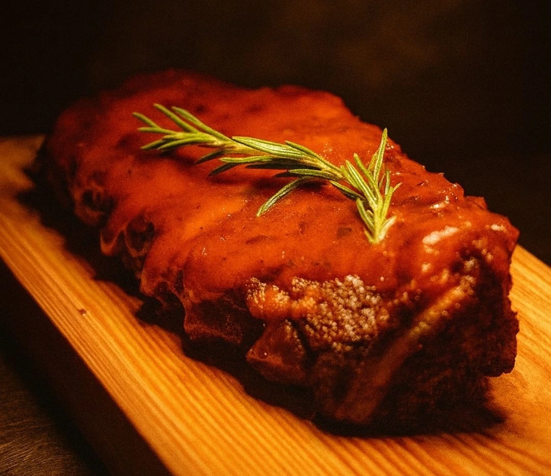 Entrecosto na brasa com molho da casa